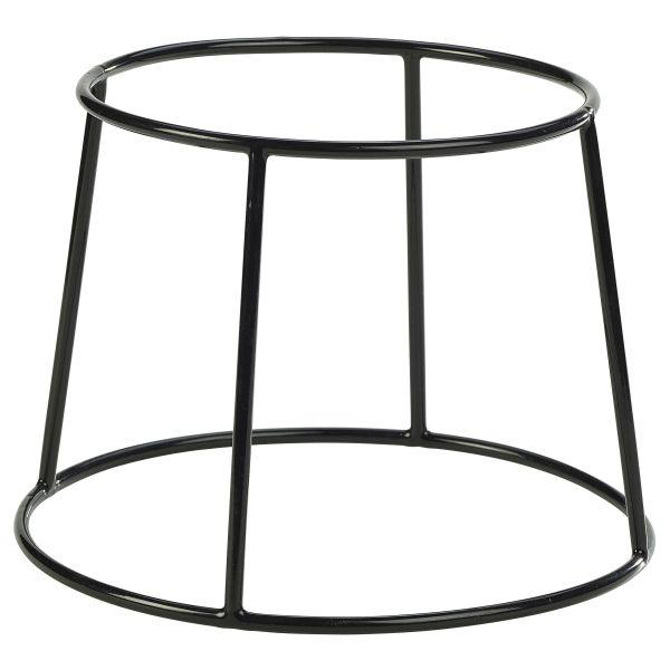 Genware Black Anti-Slip Round Buffet Riser