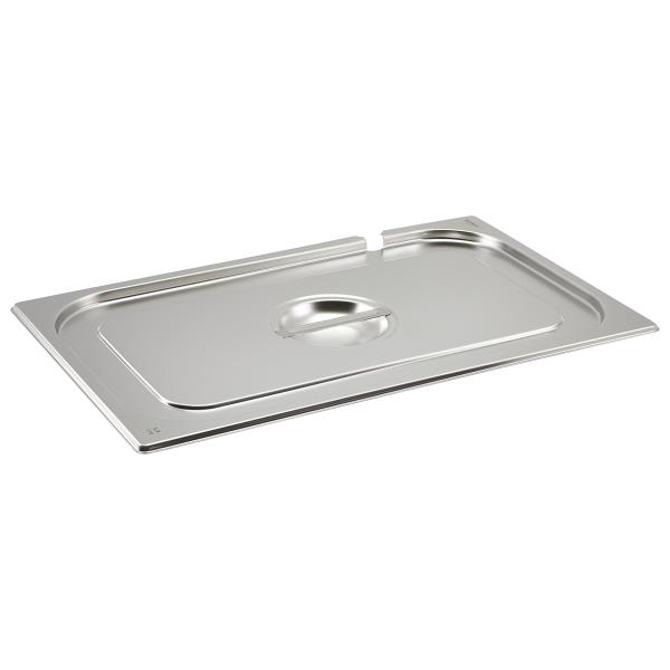 Stainless Steel Gastronorm Pan Notched Lid 1/1