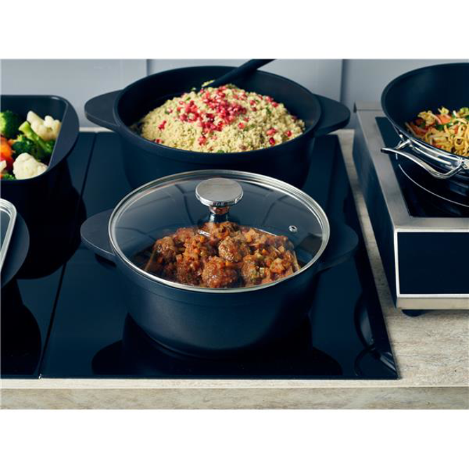GenWare Glass Lid For Cast Aluminium Casserole Dish 24cm