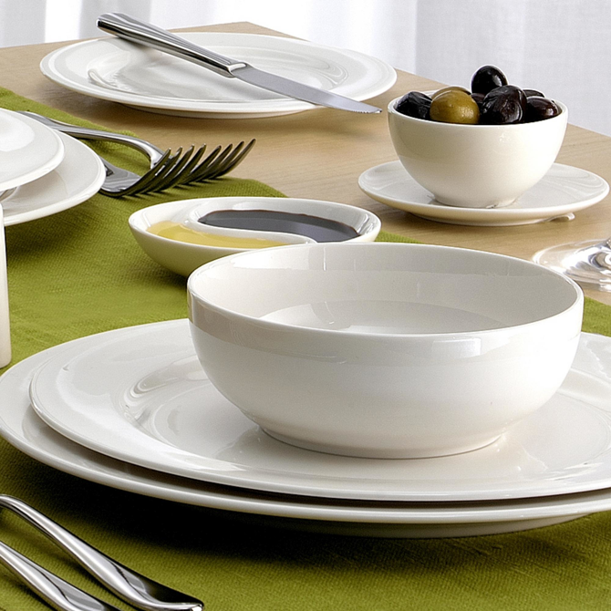 Elia Premier Bone China Glacier Rimmed Pasta/Soup Bowl 24cm
