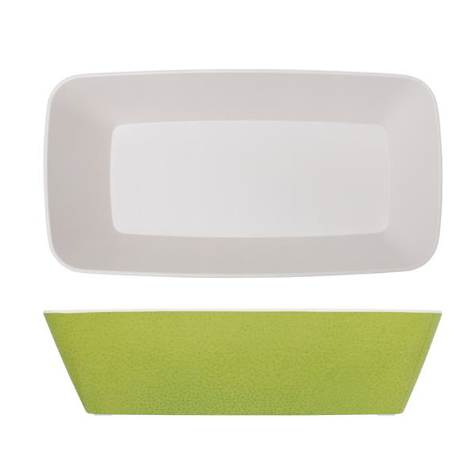 Lime Green Seville Melamine GN1/3 Deep Dish 32.5 x 17.6 x 8cm
