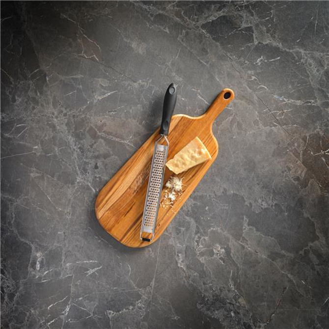 Teak Wood Bread Board with Handle 19 x 48cm