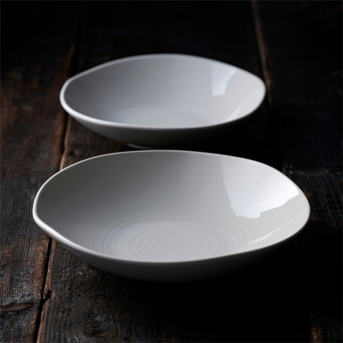 Churchill White Natural Bowl 8.67inch / 22cm