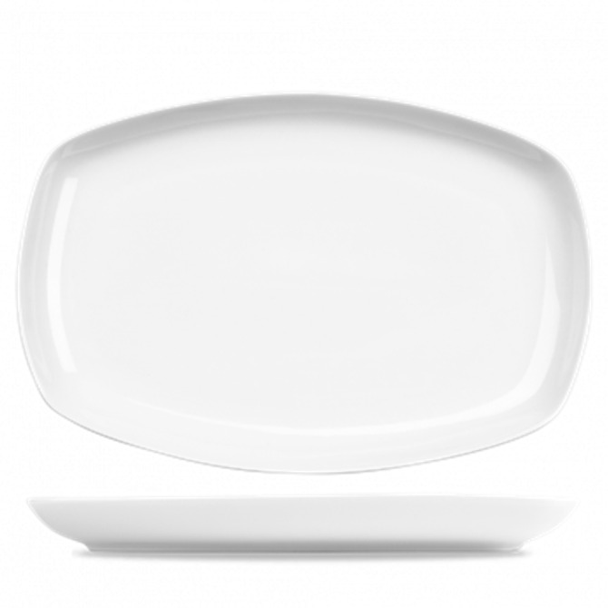 Menu Porcelain Rectangle Plate 9.50 x 6.25inch