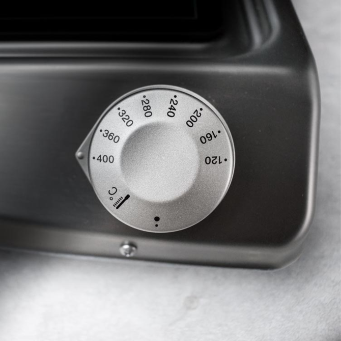 Spidocook Spidoglass Black Ribbed Top Plate SP015PR Medium Grill