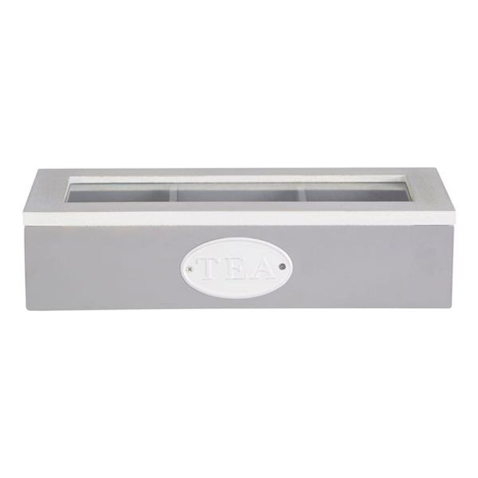 Three Compartment Tea Storage Box