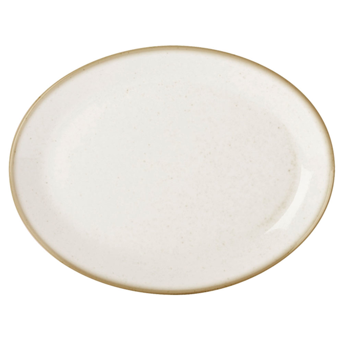 Seasons Oatmeal Oval Plate 12inch / 30cm