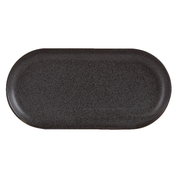 Seasons Graphite Narrow Oval Plate 12inch / 30cm