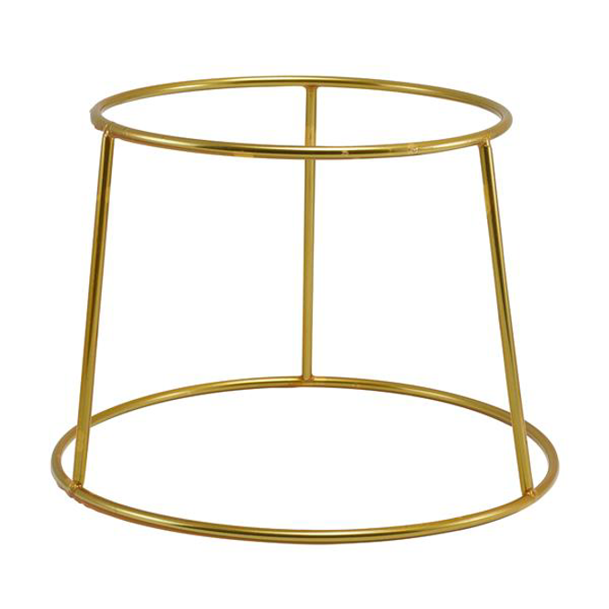 GenWare Gold Anti-Slip Round Buffet Riser 7inch / 18cm