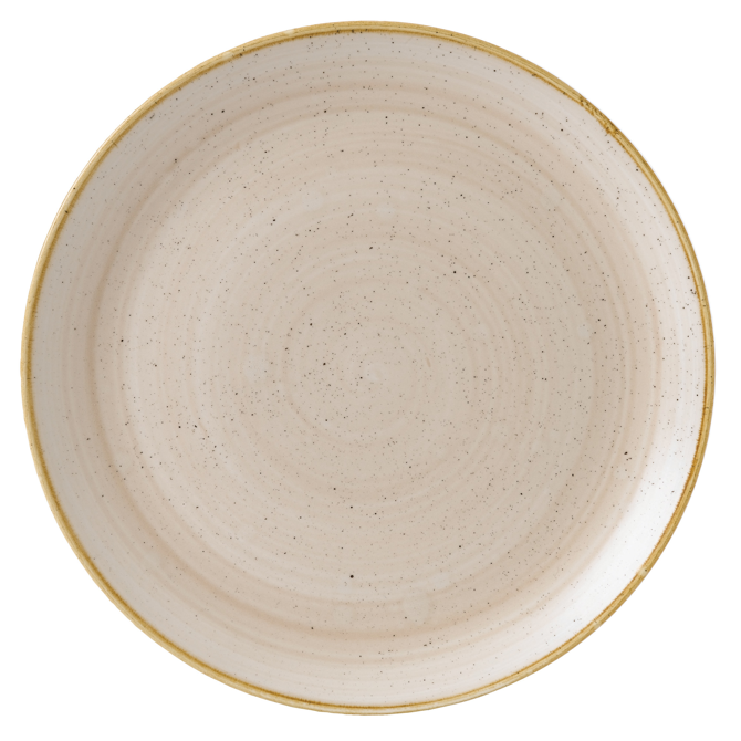 Churchill Stonecast Nutmeg Cream Coupe Plate 12.7inch / 32.4cm