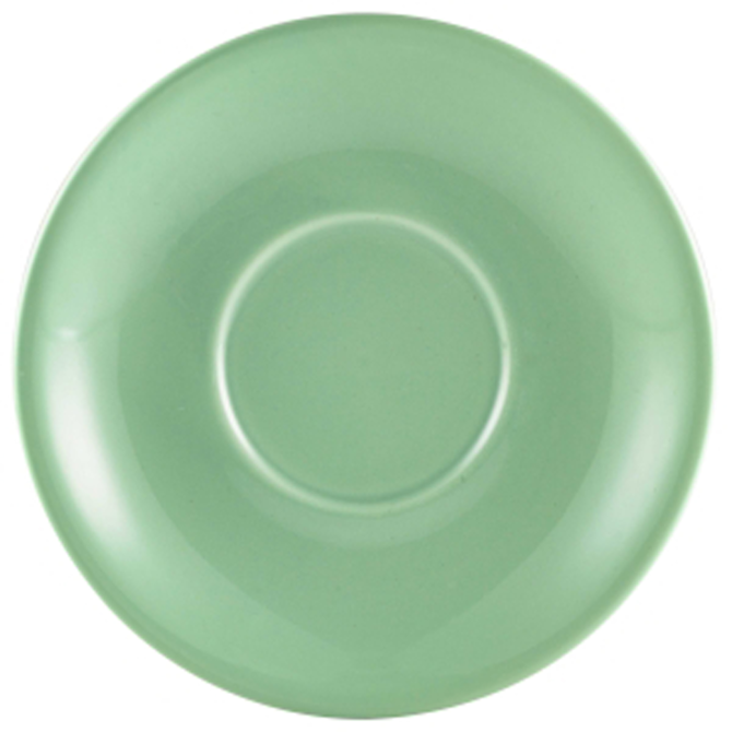Royal Genware Saucer Green 6.25inch / 16cm