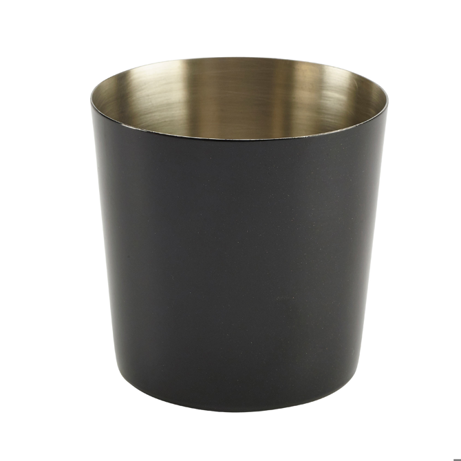 Genware Serving Cup Black 8.5cm
