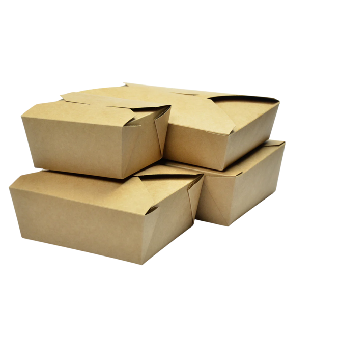 DispoPak No 1 Kraft Compostable Food Box