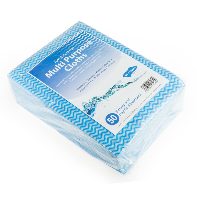 Antibacterial Cloths Blue