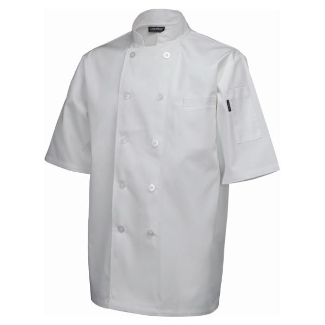 Standard Jacket Short Sleeve White XL Size