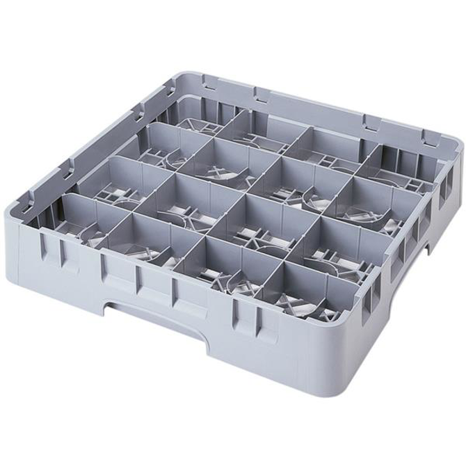 16 Compartment Cup Rack H66mm - Grey