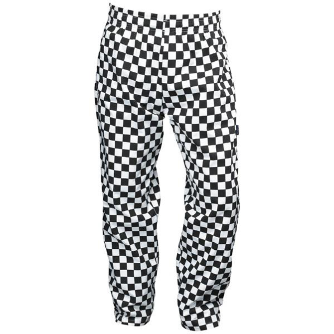 Large Check Black & White Baggies XL Size