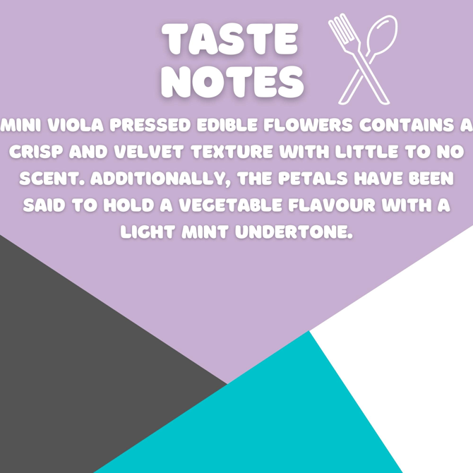 Pressed Mini Viola Flowers 0.6g