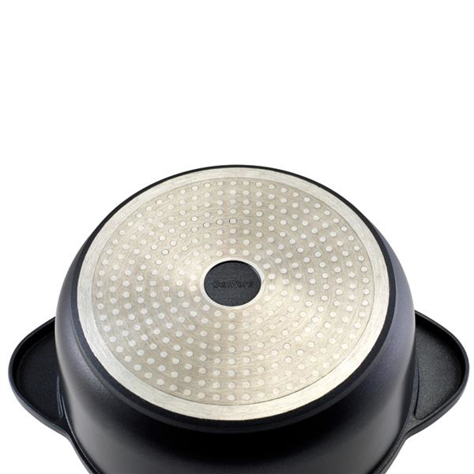 GenWare Non-Stick Cast Aluminium Casserole Dish 24cm