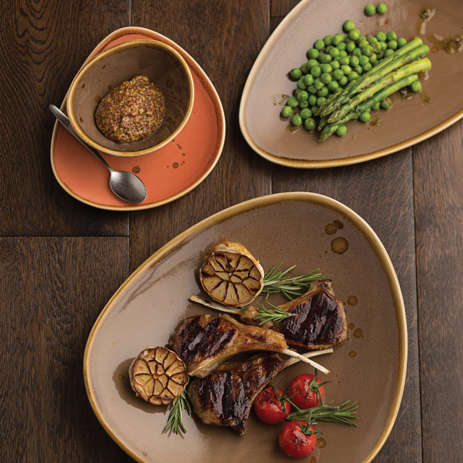 Utopia Earth Cinnamon Plate 9inch / 22cm