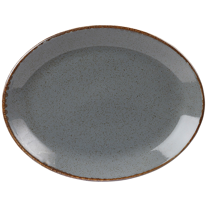 Seasons Storm Oval Plate 12inch / 30cm