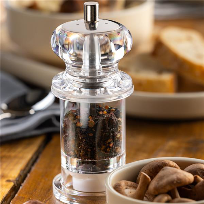 Clear Acrylic Combo Salt/Pepper Grinder 14cm