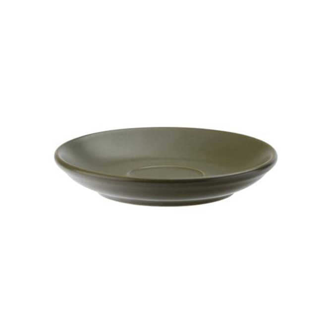 Barista Espresso Matt Olive Saucer 4.75inch / 12cm