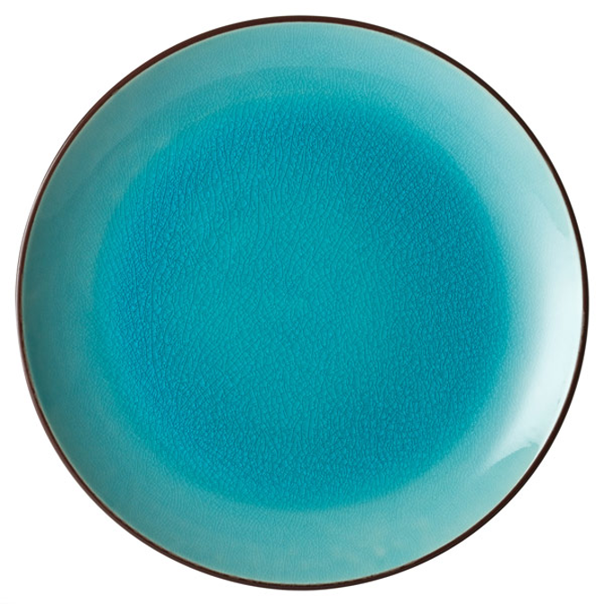 Utopia Soho Coupe Plate Aqua 12inch / 30cm