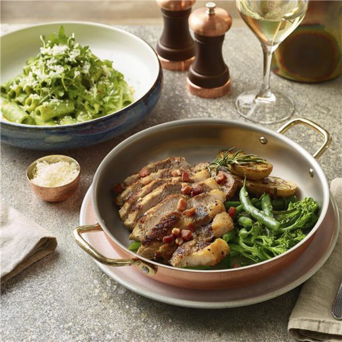 GenWare Copper Plated Mini Hammered Bowl 4oz / 114ml