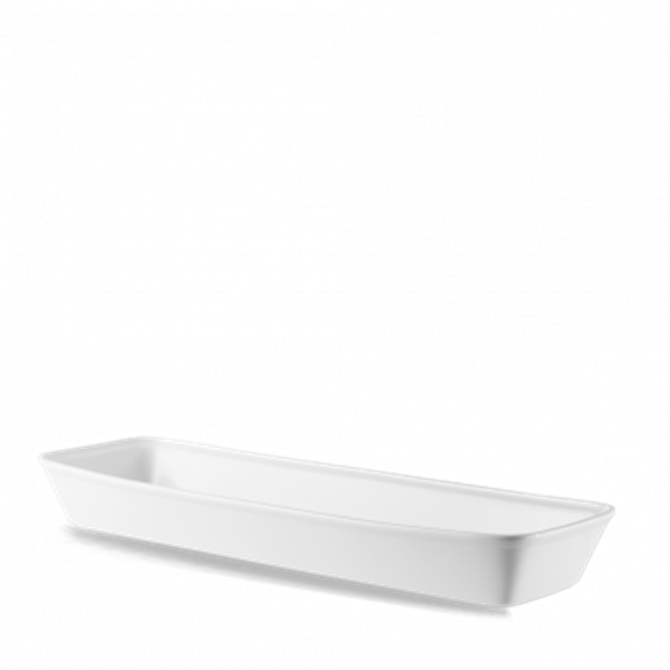 White Cookware Rectangle Baking Dish 21 x 6.5 x 2.5inch / 53 x 16 x 6.2cm