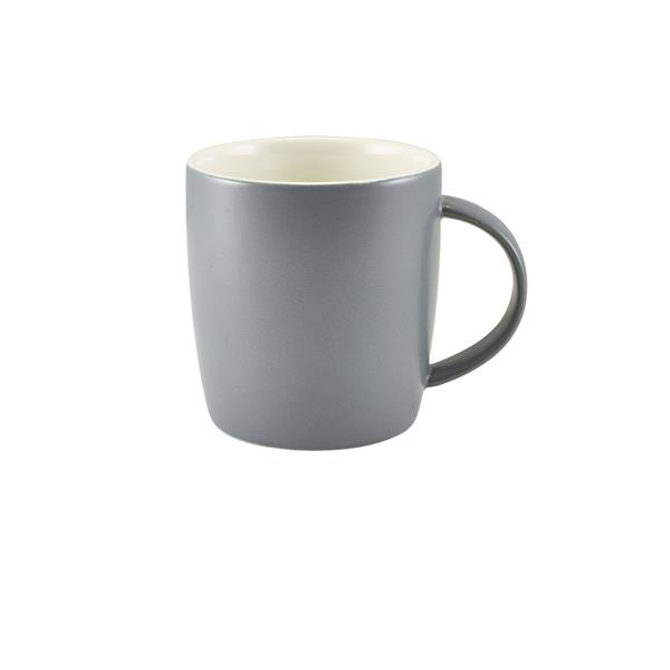 GenWare Porcelain Matt Grey Cosy Mug 12.3oz / 350ml