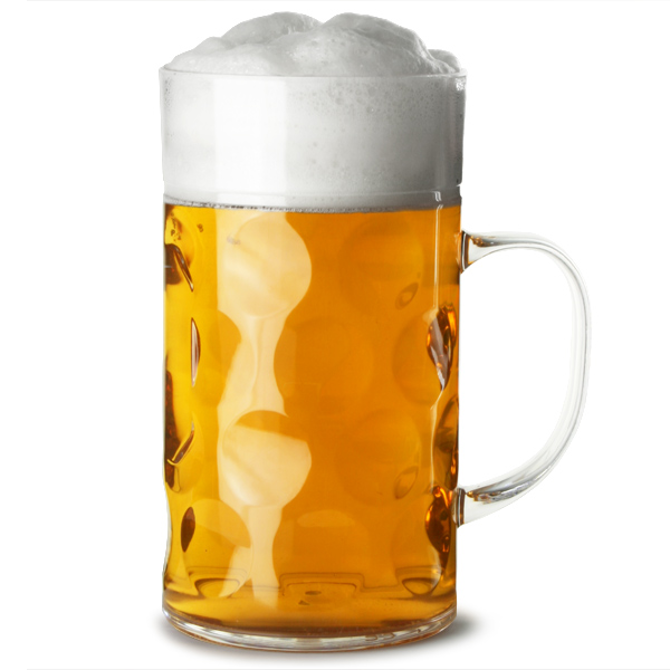 Plastic Beer Stein CA Lined at 2 Pints