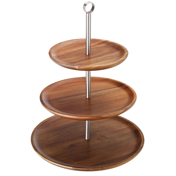 Utopia Acacia Sharing Platter 3 Tier