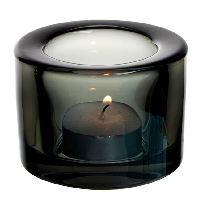 Chunky Tealight Holder Black