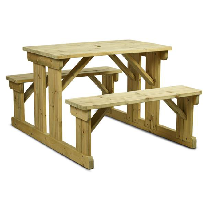 Newport Walk-in Picnic Bench 6 Seater