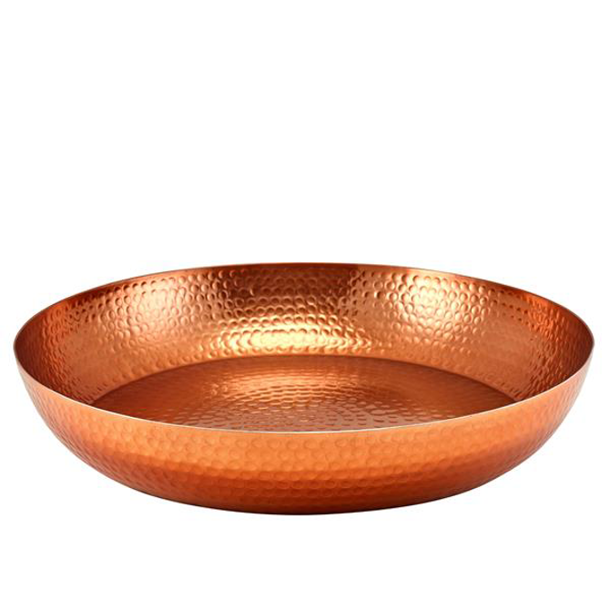 GenWare Copper Hammered Aluminium Platter 44cm