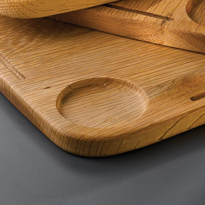 Art De Cuisine Rustic Oak Board Square 29cm