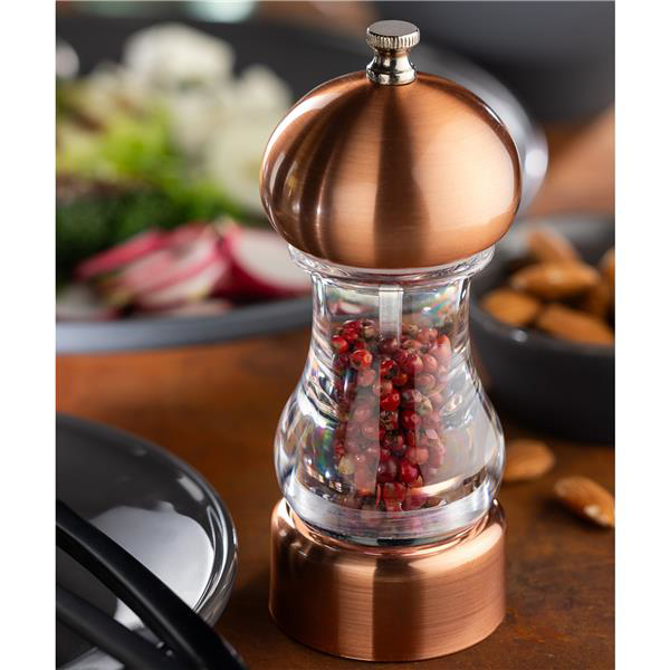 Copper Top Acrylic Salt/Pepper Grinder 6inch / 15cm