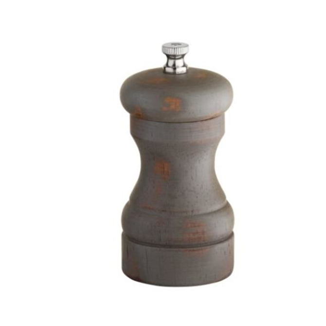 Distressed Wood Salt/Pepper Grinder 4inch / 10cm