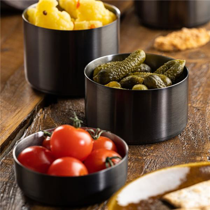 Brushed Black Ramekin 9oz / 260ml