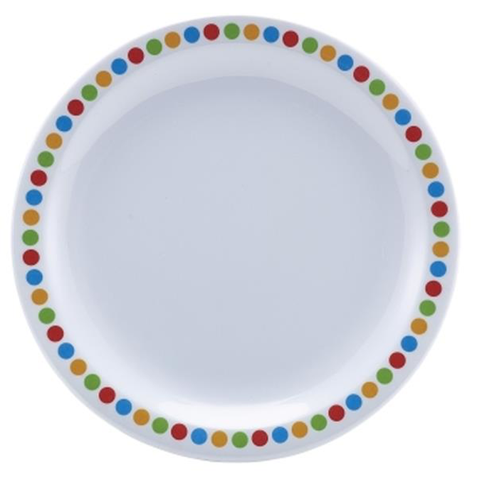 GenWare Coloured Circle Melamine Plate 6.25inch / 16cm