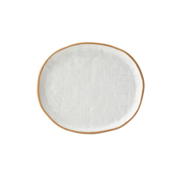 Hessian Plate 21.3cm x 18.3cm