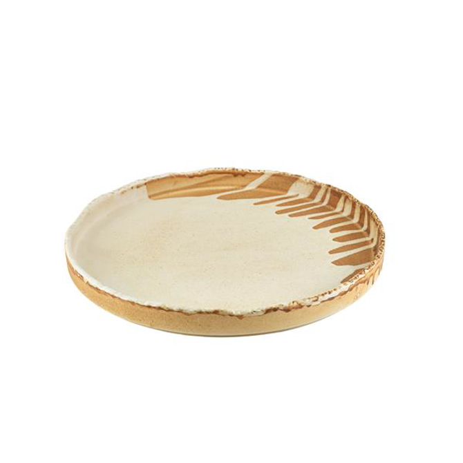 Terra Porcelain Roko Sand Presentation Plate 28cm
