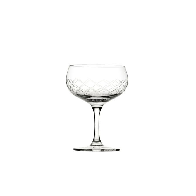 Raffles Diamond Coupe Glasses 5.5oz / 160ml