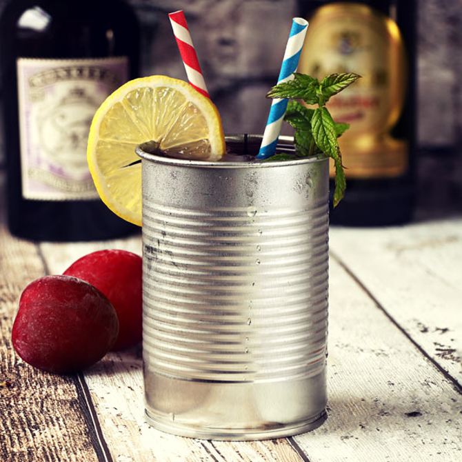 Tin Can Cocktail Cup Silver 15oz / 425ml