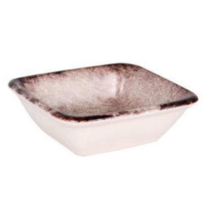 Rectangular Bowl Decorated 10.5 x 9.5 x 4cm