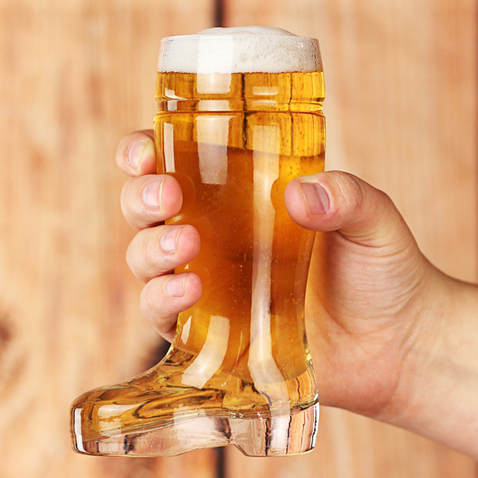 Glass Beer Boot 11.6oz / 330ml