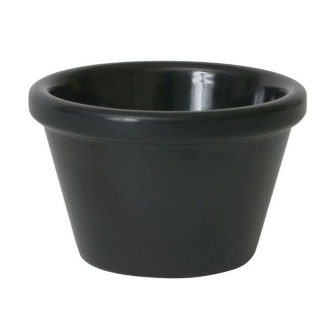 Ramekin Smooth Black 3oz/ 85ml