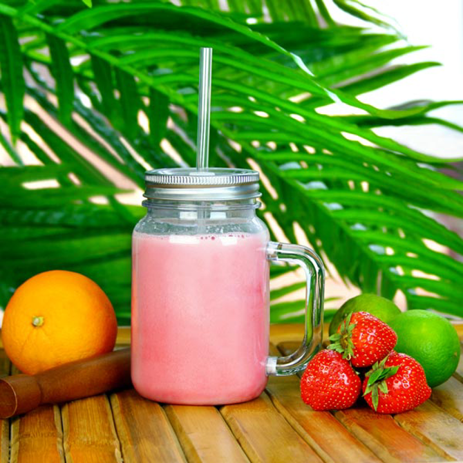 Plastic Mason Drinking Jar Glasses 20oz / 568ml