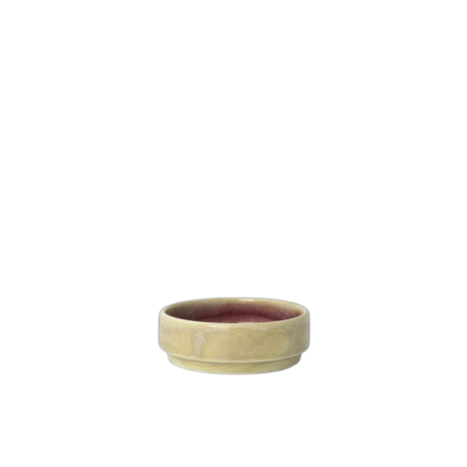 Aurora Vesuvius Rose Quartz Tray Round Plate 7.5cm / 3inch
